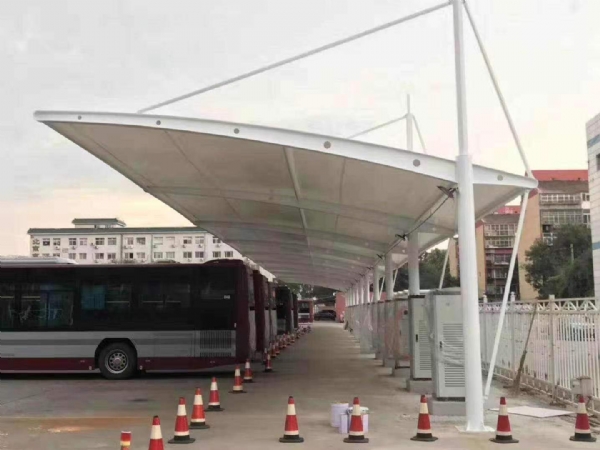 山東膜結構車棚制作廠家
